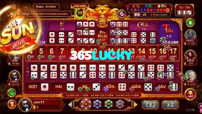 available types of 365LUCKY bet including pre-match live express and system bets
