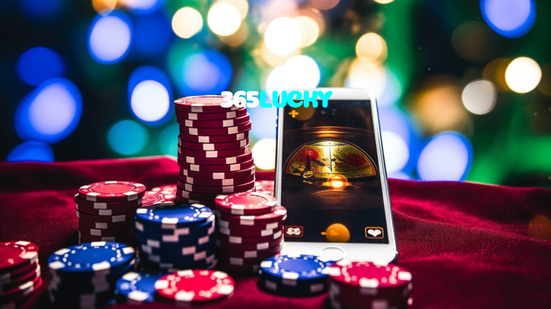 365LUCKY casino presented on mobile device in Pakistan with slots and live games